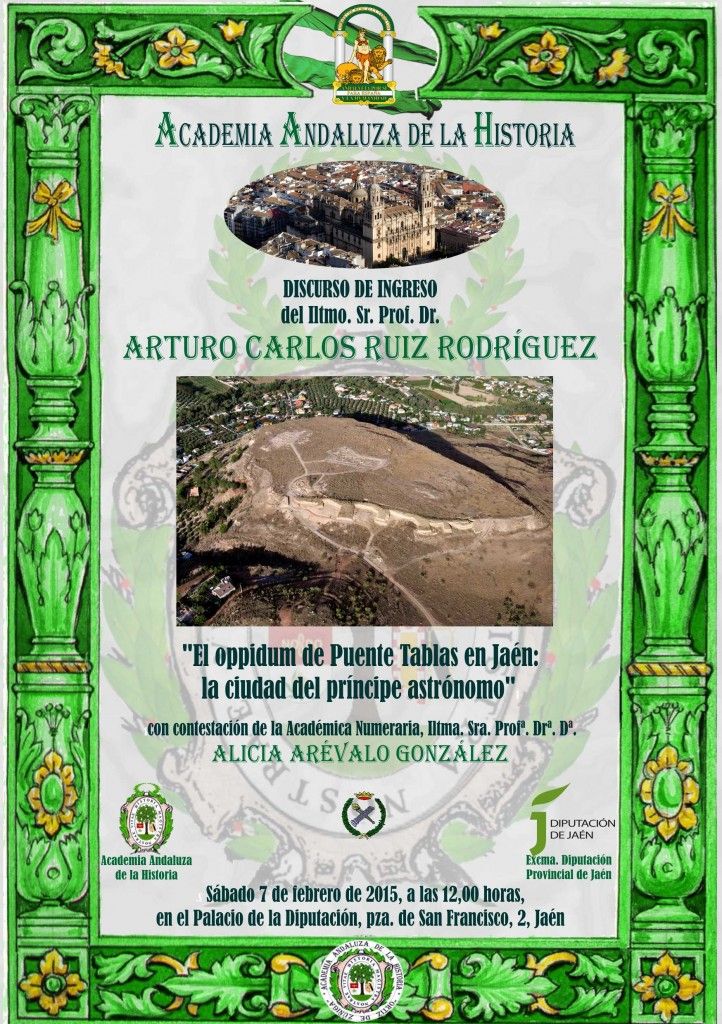 Cartel discurso ingreso ARTURO RUIZ