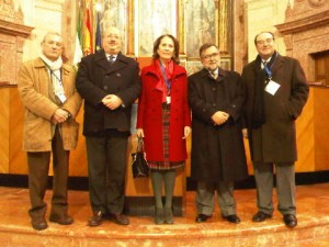 Miembros de la A.A.H visitan el Parlamento Andaluz