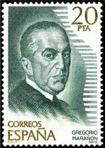 Gregorio Marañón sello correos 00