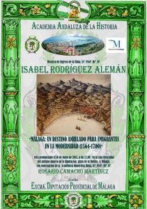 Cartel discurso ISABEL RGUEZ ALEMAN
