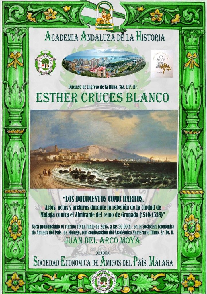 Portada discurso ESTHER CRUCES BLANCO