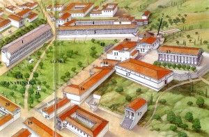 Ágora de Atenas. Reconstrucción ideal