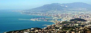 001 Vista de Málaga desde los montes