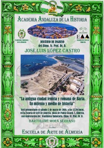 Cartel discurso ingreso J.L. López Castro