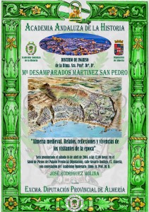 Cartel discurso ingreso Desamparados Martínez San Pedro