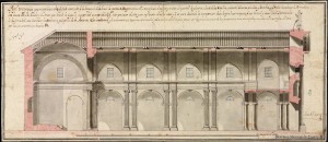 Proyecto de Iglesia de S. Francisco por J.A.Munar. Fuente: Biblioteca Nacional