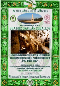 Cartel discurso Beatriz Gavilán Ceballos