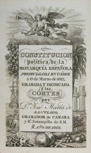 Edición Grabada de la Const.deCadiz 1822