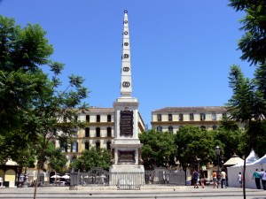 Málaga. Monumento a Torrijos