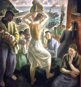 002 Aurelio ARTETA - Triptico de la guerra, 2 - Éxodo (1937)