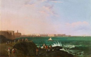 007 Vista de Cádiz, por Manuel Barrón y Carrillo (1814-1884)