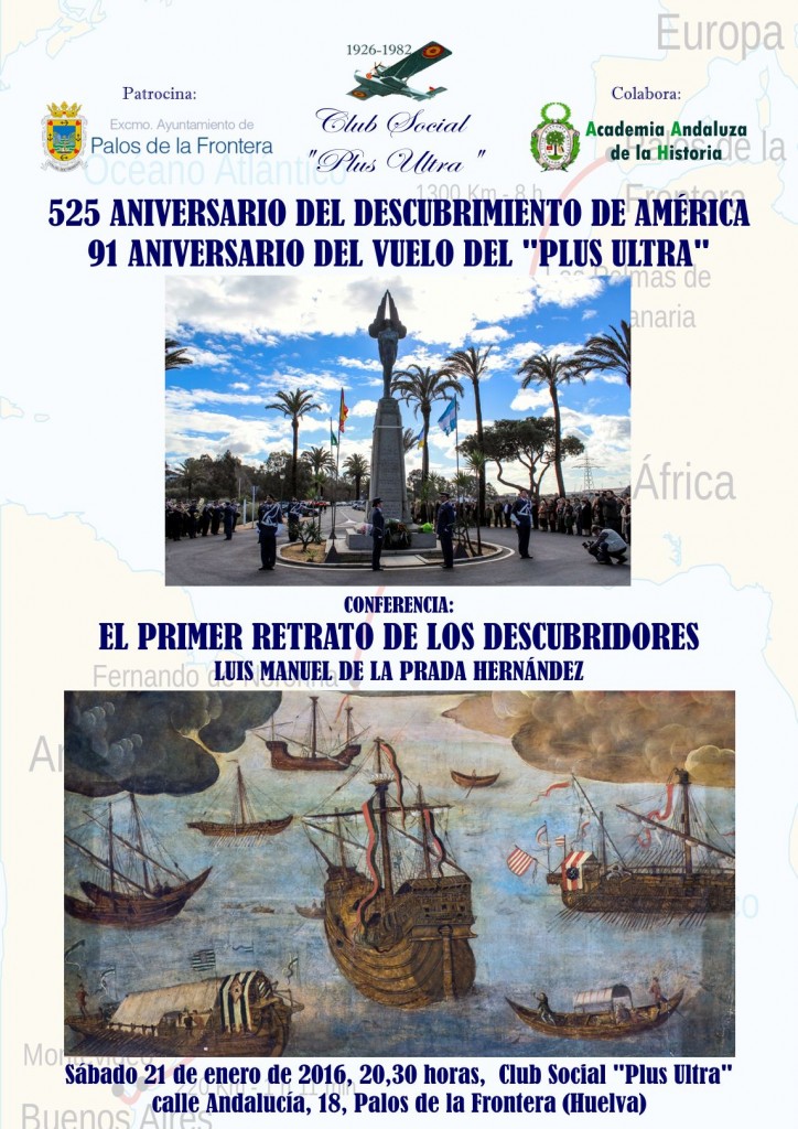 Cartel conferencia Plus Ultra Luis de la Prada 2