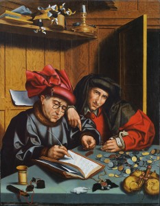 Los cambistas de monedas- Marinus van Reymerswaele