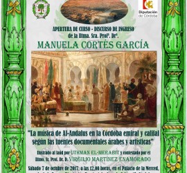Cartel discurso MANUELA CORTES GARCÍA