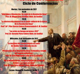Cartel-Programa Centenario Revolución Rusa